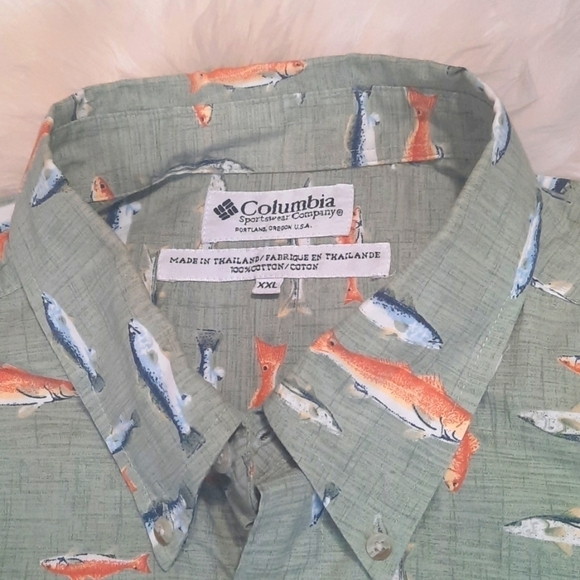 Mens Columbia Casual Button Down Shirt - Picture 3 of 4